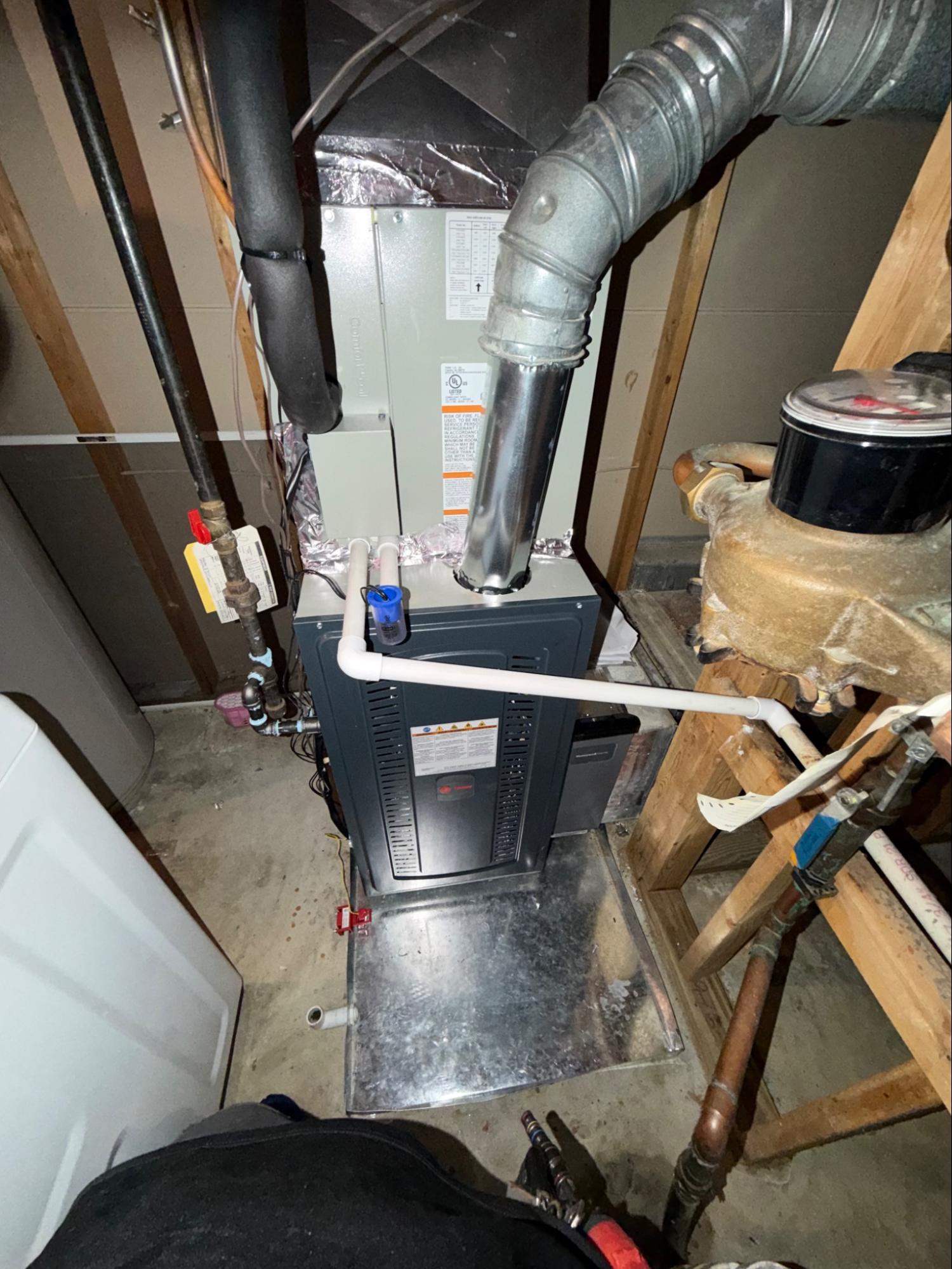 Complete Trane HVAC System Replacement in Bowie, MD – Air Conditioner, Gas Furnace & Air Cleaner Installation