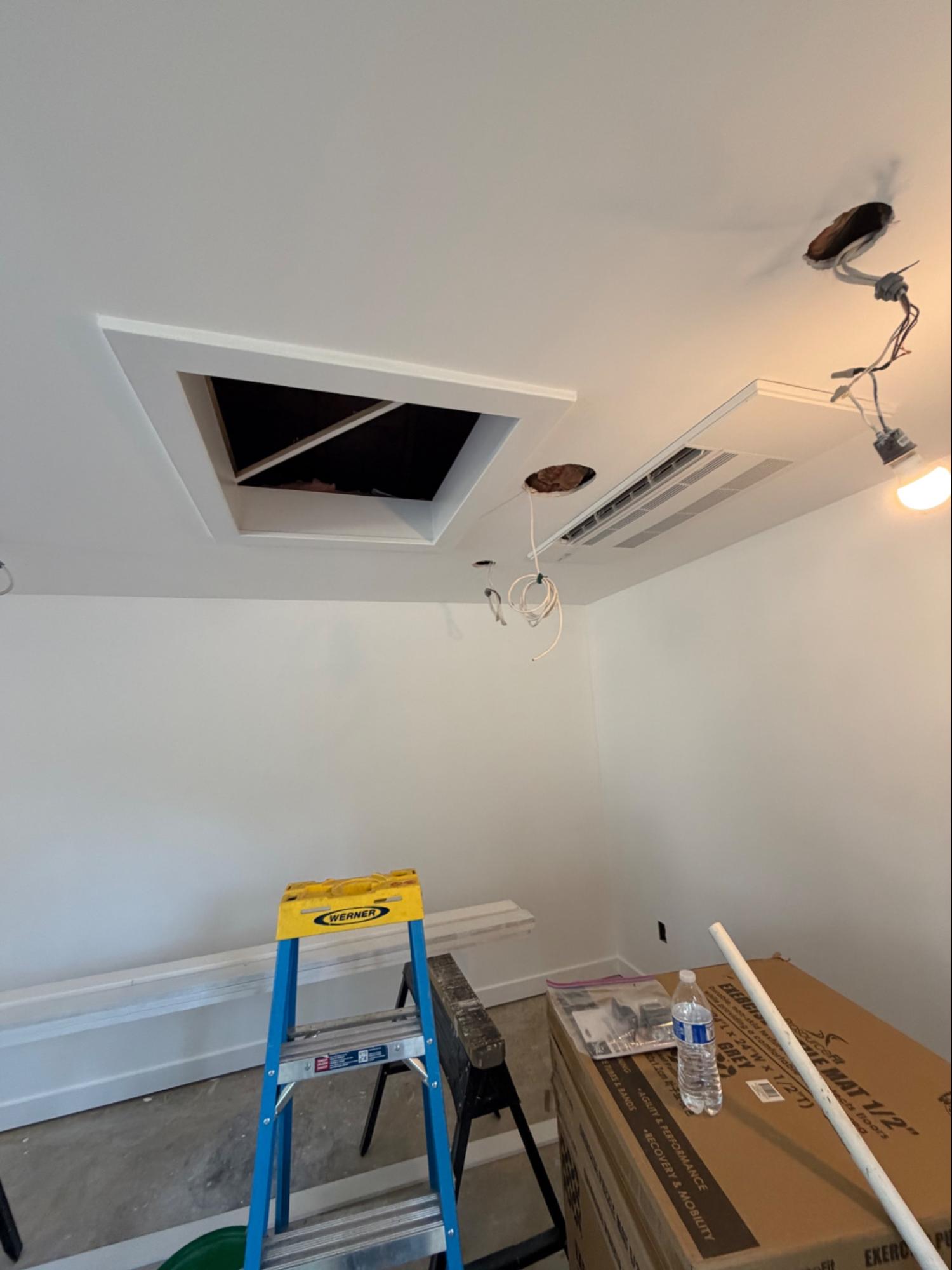 Mitsubishi Electric One-Way Ceiling Cassette Installation in Washington, DC photo 4