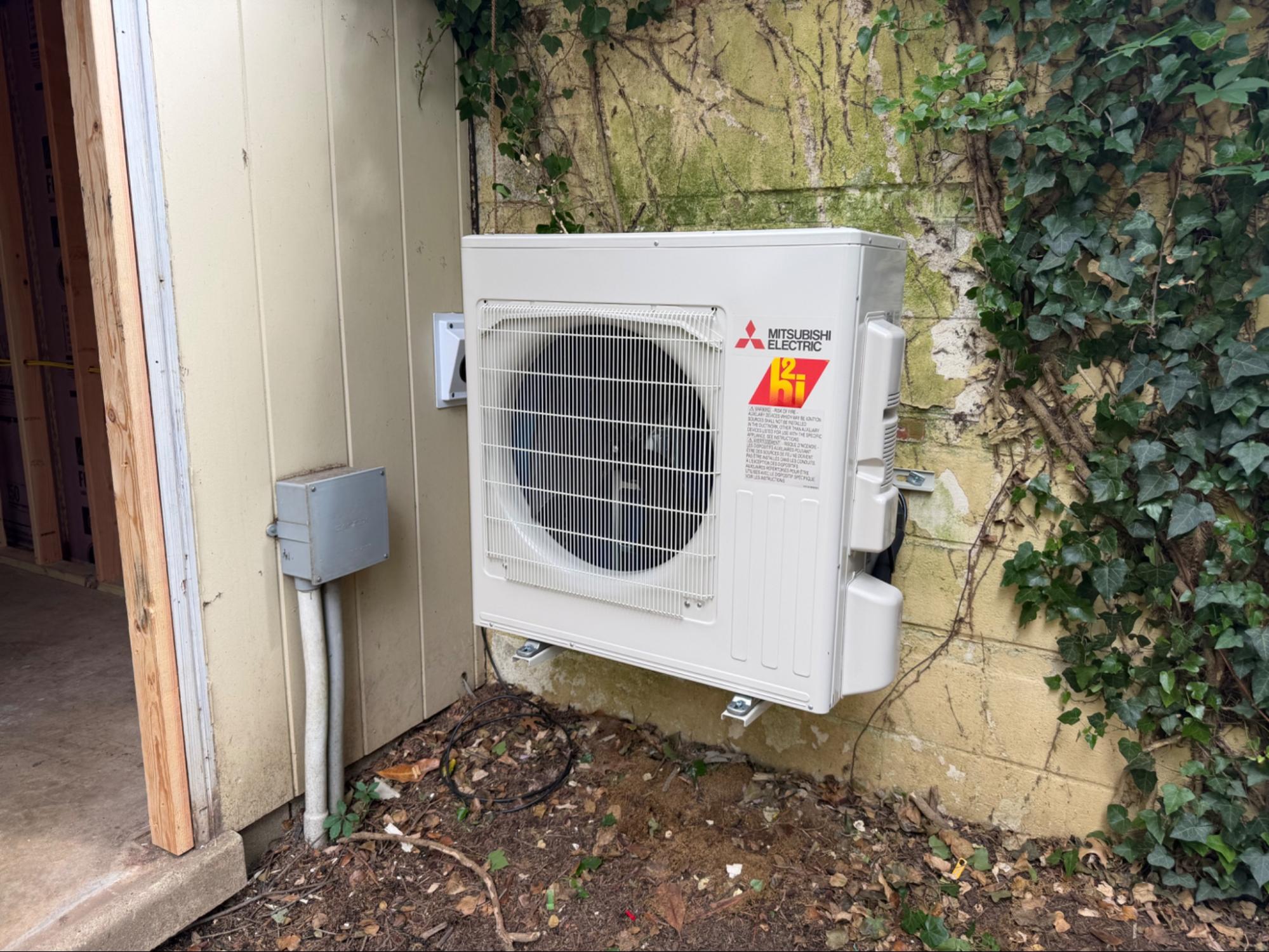 Mitsubishi Electric One-Way Ceiling Cassette Installation in Washington, DC – Storage Room to Home Gym Conversion